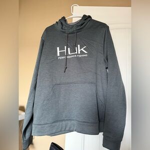 Huk Men's Charcoal Hoodie